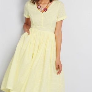 Modcloth "Fabulous Fit and Flare" Shirt Dress